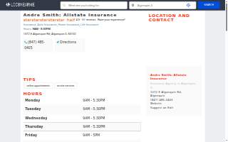 Andre Smith: Allstate Insurance