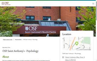 OSF Saint Anthony's - Psychological Services