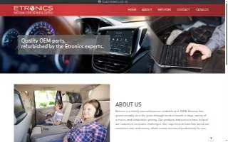 Etronics of Illinois website