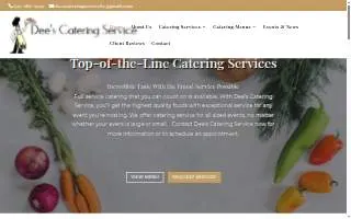 Dee's Catering Service of Bartlett website