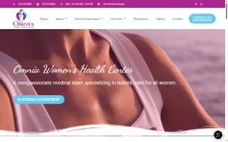 Omnia Med Spa of Bartlett website
