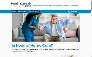 Healthcare Plus Caregivers of Bartlett website