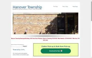 Hanover Township of Bartlett website
