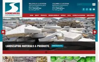 Sonnenberg Landscaping website