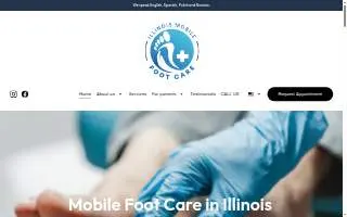 Illinois Mobile Foot Care website