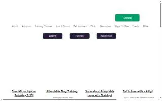 Animal Care League 2nd Chance Shop of Bellwood website