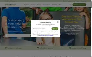 Pearle Vision of Lake Zurich website