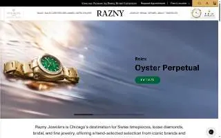 Razny Jewelers of Bensenville website