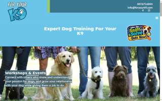For Your K9, Inc. Behavior and Dog Sports Training