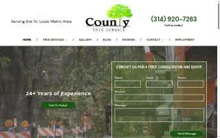 County Tree Service of Berwyn website