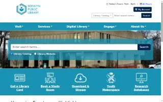Berwyn Public Library website