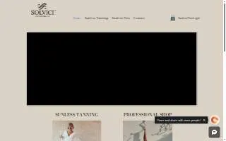 SOLVICI Sunless (Stay Golden Sunless) of Bloomingdale website