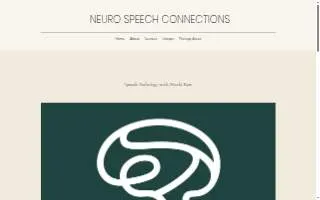 Neuro Speech Connections - Adult Speech Therapist of Blue Island website