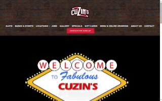 Cuzin's Neighborhood Bar, Gaming and Pizza Blue Island