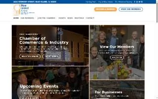 Blue Island Chamber of Commerce & Industry website