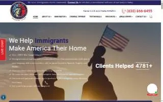 Godoy Law Office Immigration Lawyers of Bartlett website