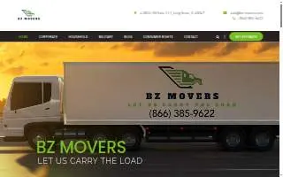 BZ Movers website