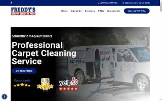 Freddy's Carpet Cleaning Plus of Buffalo Grove website