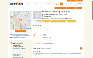 Michaels Driving Sch Inc