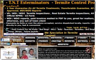 T.N.T Exterminators of Burbank website