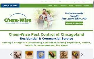 Chem-Wise Pest Control of Cicero website