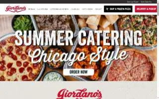 Giordano's website
