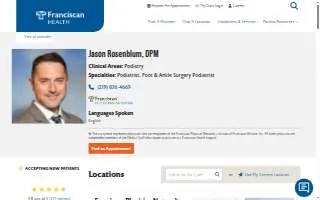 Dr. Jason Rosenblum, DPM, FACFAS website