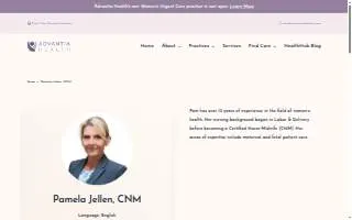 Pamela Jellen, CNM website