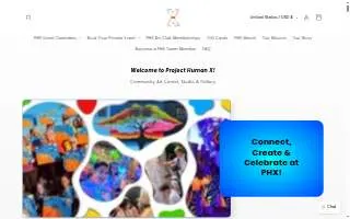 Project Human X website