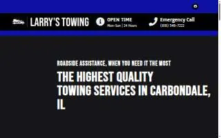 Larry's Towing of Carbondale website