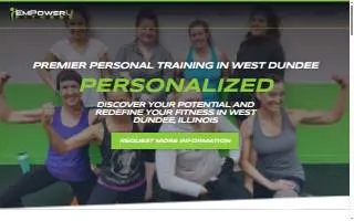 EmpowerU Fitness of Carpentersville website
