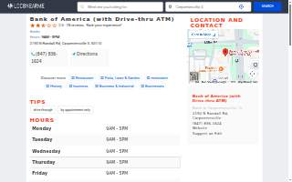 Bank of America (with Drive-thru ATM)