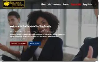 Reliable Staffing of Miami Springs website