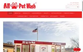 All Paws Pet Wash of Centralia website