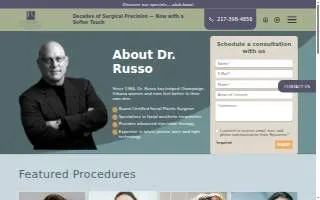 Rejuvenis Facial Cosmetic Surgery and Medical Spa website