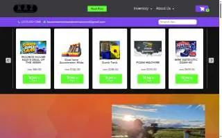 KAZ Amusements & Entertainment website