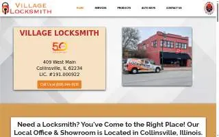 Village Locksmith of Collinsville website
