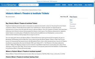 Historic Miner's Theatre & Institute