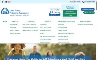 Lake Forest Pediatric Associates (Vernon Hills) website