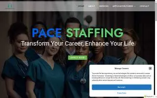 Pace Staffing LLC of Country Club Hills website