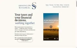Sansone CPA & Financial website