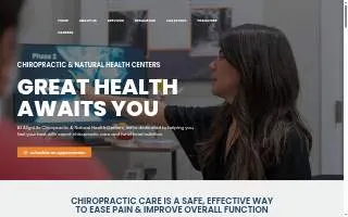 AlignLife - Chiropractic & Natural Health Center of Darien website