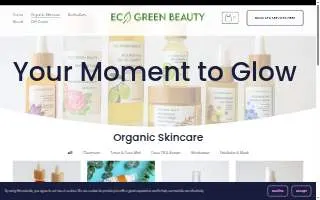 Eco Green Beauty website