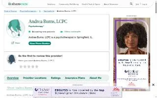 Andrea Burns, Counselor website