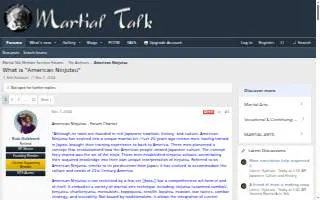 Ninjutsu Hiken Dojo website