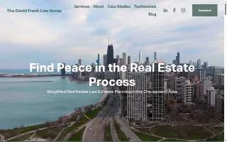 The David Frank Law Group of Deerfield website