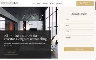 DDD Interior Design of Deerfield website
