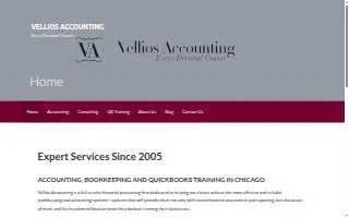 Vellios Accounting website