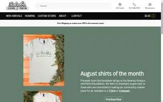 Kaleel's Clothing & Printing website