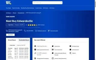 Best Buy of Edwardsville website